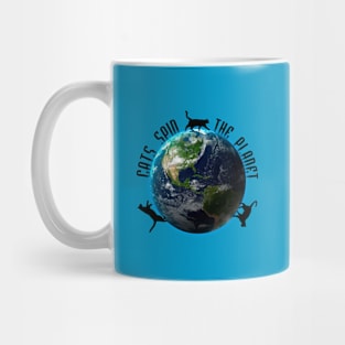 Cats turn the planet Mug